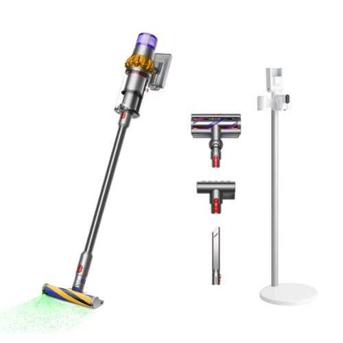 Rent to own Dyson - V15 Detect + Dok Cordless Vacuum - Yellow/Nickel