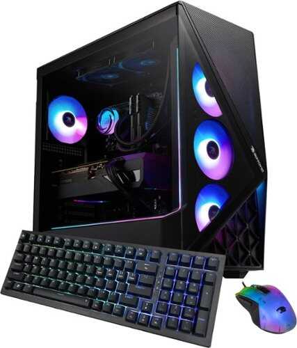 Rent to own iBUYPOWER - Slate Gaming Desktop PC - AMD Ryzen 9 7900X, NVIDIA GeForce RTX 5080 16GB, 32GB DDR5, 2TB NVMe SSD - Black