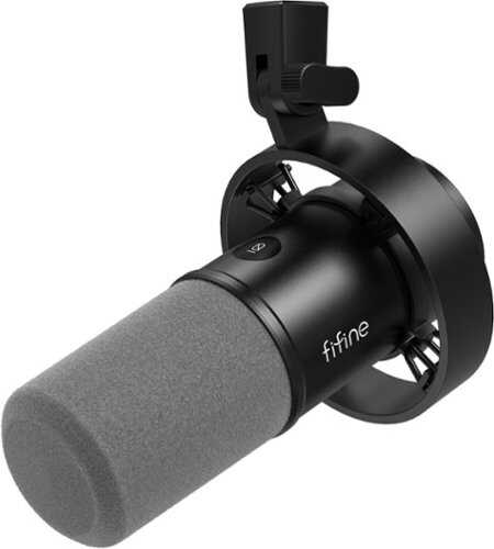 Rent to own FIFINE - FIFINE-XLR/USB Podcast Recording PC Microphone for Vocal Voice-Over Streaming, Studio Metal Dynamic Microphone - Black