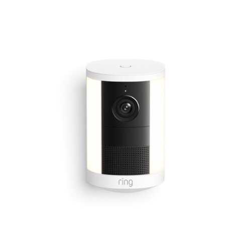 Rent to own Ring - — Spotlight Cam, Battery (newest model), Wide-Angle Retinal 2K Video, 6x Enhanced Zoom, Motion-Activated Spotlights - White