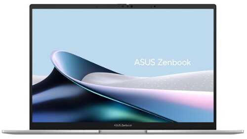 Rent to own ASUS - Zenbook 14 14" 3K OLED Touch Screen Laptop - Intel Core Ultra 9 285H - 32GB RAM - 1TB SSD - Foggy Silver
