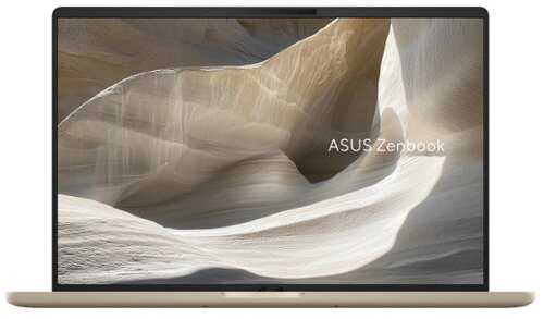 Rent to own ASUS - Zenbook A14 14" OLED Laptop - Snapdragon X2 Elite - 32GB Memory - 1TB SSD - Copilot+ PC - Zebriskie Beige