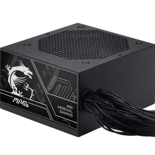 Rent to own MSI - MAG A750BN PCIE5 III 750W 80 PLUS Bronze Non-Modular ATX 3.1 & PCIe 5.1 Ready Power Supply - Black