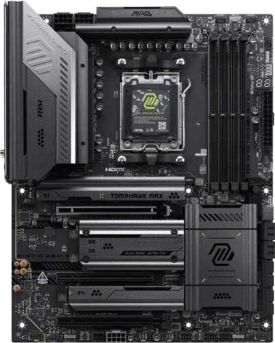 Rent to own MSI - MAG X870E TOMAHAWK MAX WIFI (Socket AM5) AMD X870E ATX DDR5 Wi-Fi 7 Ryzen 9000 / 8000 / 7000 Motherboard - Black