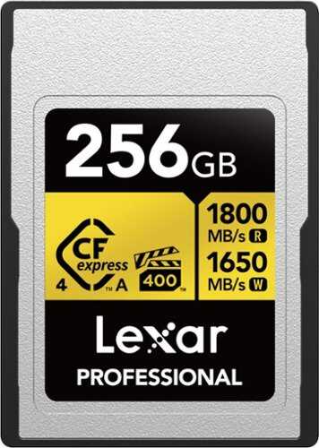 Rent to own Lexar - Professional GOLD CFexpress 4.0 Type A 256 GB
