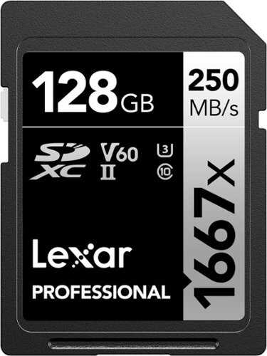 Rent to own Lexar - Professional SDXC 1667X UHS-II, V60 128 GB