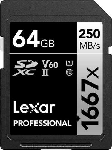 Rent to own Lexar - Professional SDXC 1667X UHS-II, V60 64 GB