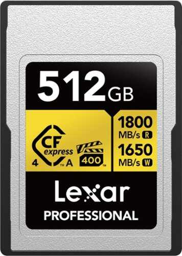 Rent to own Lexar - Professional GOLD CFexpress 4.0 Type A 512 GB