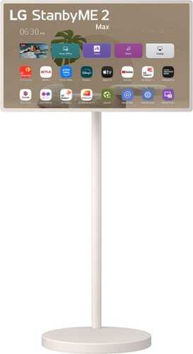 Rent to own LG - StanbyME 2 Max - 32” Class LED QHD Smart webOS Portable and Detachable Touch Screen with Full Swivel Rotation (2026)