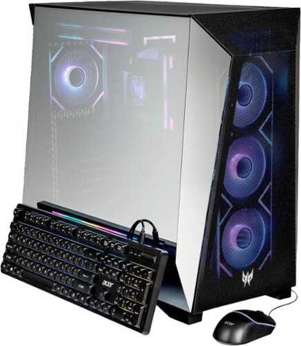 Rent to own Acer - Predator Orion Gaming Desktop - Intel Core Ultra 7 265KF 2024 - GeForce RTX 5080 - 32GB DDR5 Memory – 1TB Storage - Black