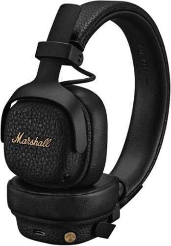 Rent to own Marshall - Milton A.N.C. Wireless On-Ear Bluetooth Headphones with Active Noise Cancellation and Microphone for Calls - Black