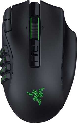 Rent to own Razer - Naga V3 Pro Modular MMO Optical Gaming Mouse with Swappable Side Plates - Wireless - Black