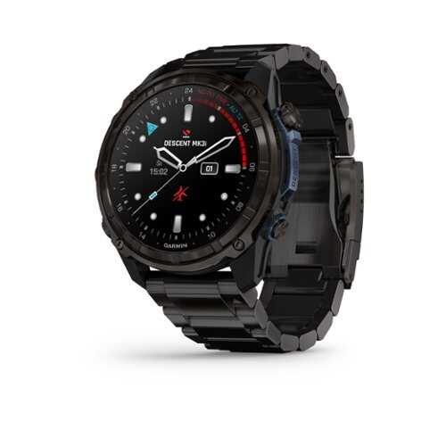 Rent to own Garmin - Descent Mk3i GPS Dive Smartwatch – 51 mm Fiber-reinforced polymer - Carbon Gray DLC Titanium with DLC Titanium Band - (2023)