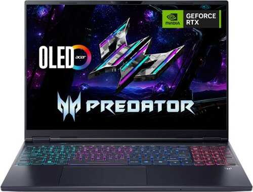 Rent to own Acer - Predator Neo Gaming Laptop - 16" OLED -Intel Core Ultra 9 Series 2 2026 2.5k - RTX 5070 Ti - 16GB Memory - 1TB Storage - Obsidian Black