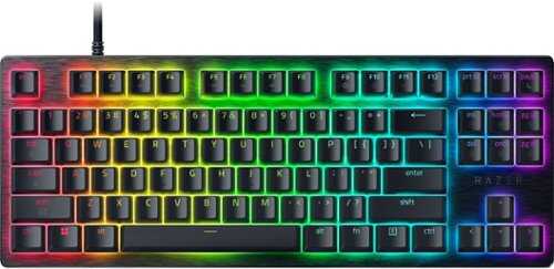 Rent to own Razer - Huntsman V3 8KHz TKL Wired Hall Effect Magnetic Linear Switch Gaming Keyboard with Rapid Trigger - Black
