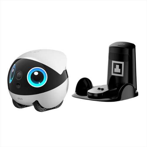 Rent to own Enabot - EBO Air 2 Plus FamilyBot with 3K Res, AI Assistant, 2-Way Video, Smart Patrol, 32-GB SD Card, Charging Dock, AC Adapter - Lunar White