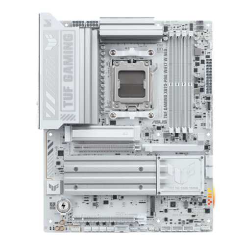 Rent to own ASUS - TUF GAMING X870-PRO WIFI7 W NEO (Socket AM5) AMD X870 ATX DDR5 Wi-Fi 7 Motherboard - White