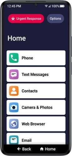 Rent to own Lively® - Jitterbug Smart5 Simple Prepaid Smartphone - Black