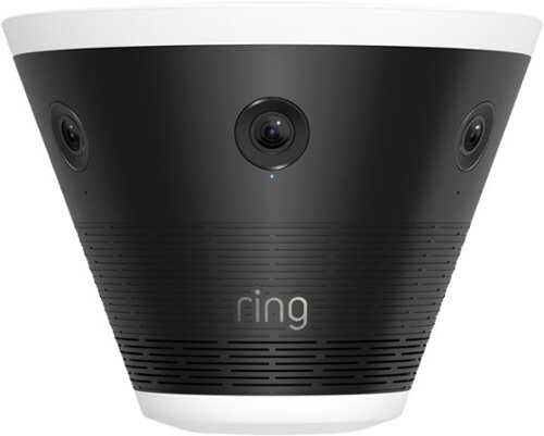 Rent to own Ring - Elite 180 — Three Retinal 4K Smart Cameras, 180° View, Built for Business, Panorama Control, Plug-In and PoE - Black