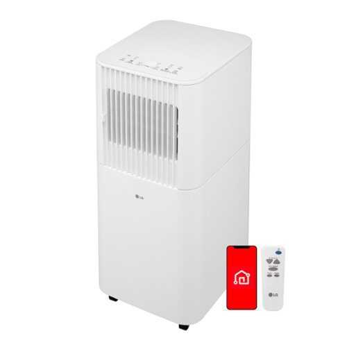 Rent to own LG - 6,000 BTU DOE (8,000 BTU ASHRAE) 250 Sq. Ft. Portable Air Conditioner - White