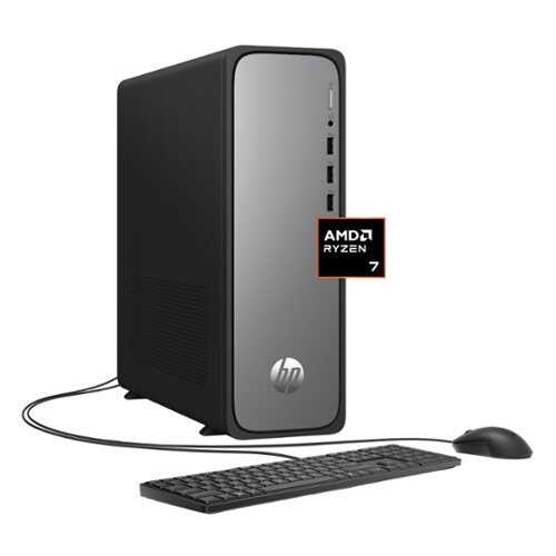 Rent to own HP - OmniDesk Slim Desktop - AMD Ryzen 7 7445HS - 8GB DDR5 Memory - 512GB SSD - Meteor Silver