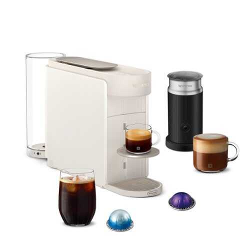 Rent to own Nespresso Vertuo Up Premium Coffee and Espresso Maker by De'Longhi with Aeroccino Milk Frother - White