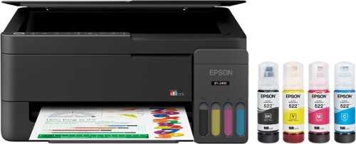 Rent to own Epson - EcoTank ET-2410 Wireless All-in-One Color Supertank Inkjet Printer - Black