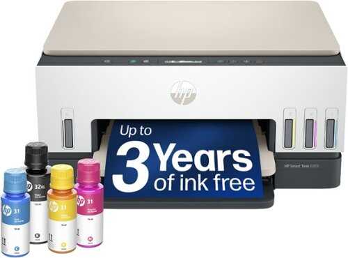 Rent to own HP - Smart Tank 6003 Wireless All-in-One AI-Enabled Cartridge-Free Supertank Inkjet Printer with 3 Years of Ink Included¹ - White