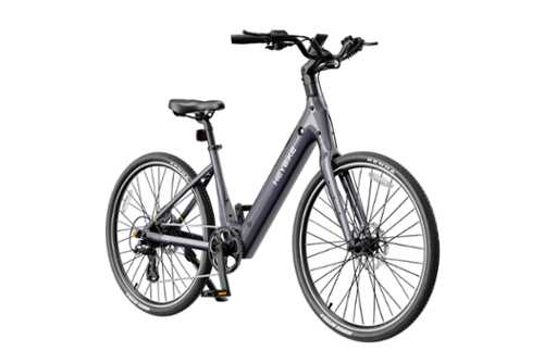 Rent to own Heybike - Venus E-Bike w/ 85 Miles Max Range & 28 MPH Max Speed - 750W Motor, Hydraulic Disc Brakes, Dual Sensor & Fork Suspension - Gray
