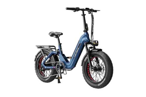 Rent to own Heybike - Ranger 3.0 Pro 750W (Peak 1200W) Foldable E-bike w/ 90 Miles Max Range & 28 mph Max Speed - Full Suspension - Blue