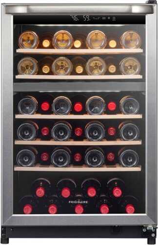 Rent to own Frigidaire - 46 Bottle Wine Cooler - Stainless Steel