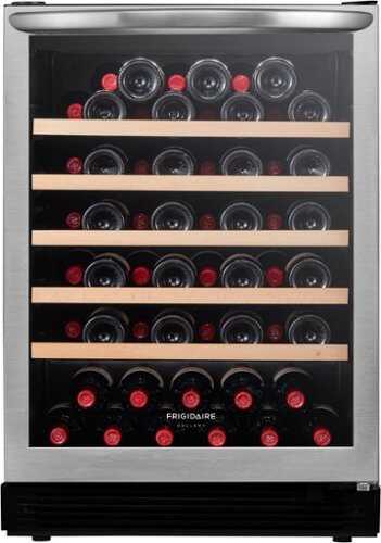 Rent to own Frigidaire - 57 Bottle Wine Cooler - Stainless Steel