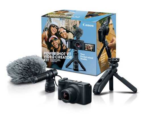 Rent to own Canon - PowerShot V1 4K Video 24.2 -Megapixel Digital Camera Video Creator Kit - Black