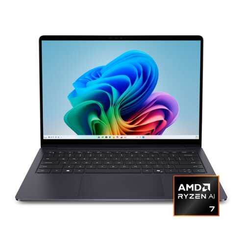 Rent to own Dell - 14" 2K OLED Touchscreen Laptop - AMD Ryzen AI 7 445 2026 - 16GB Memory - 512GB Storage - Copilot+ PC - Celestial Blue