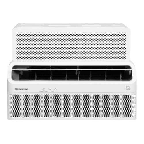 Rent to own Hisense - 10,000 BTU UltraSlim Window AC with Inverter Technology & Easy Installation Bracket 450 Sq. Ft - White