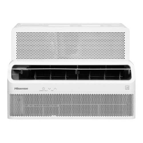 Rent to own Hisense - 8,000 BTU UltraSlim Window AC with Inverter Technology & Easy Installation Bracket 350 Sq. Ft - White