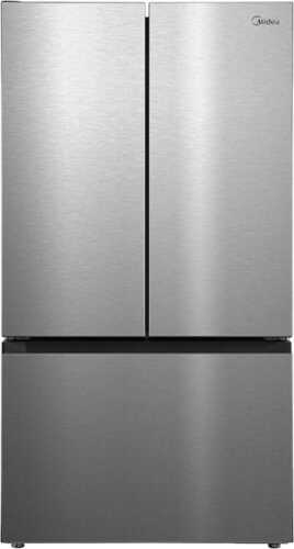 Rent to own Midea - 32 cu. ft. Standard-Depth PLUS™ French Door Refrigerator + Water2Ways™ + Dual Icemaker + Extra-Large Capacity - Stainless Steel