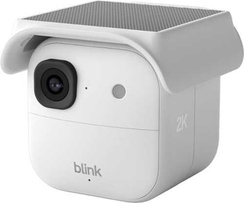 Rent to own Blink - Solaris 2K+ — Solar-powered wireless smart security camera, runs in as little as 45 minutes of direct sun, Add on - White