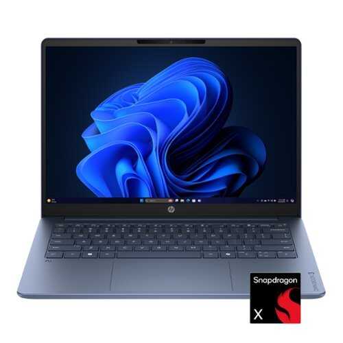 Rent to own HP - OmniBook 3 - 14" 2K OLED Laptop - Snapdragon X (8-core) - 8GB Memory - 256GB SSD - Starlit Blue