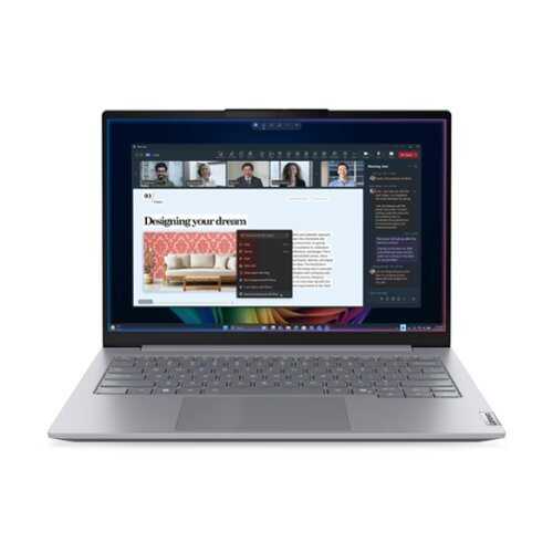Rent to own Lenovo - ThinkBook 14 Gen 9 14" Copilot+ PC - Latest Model - Intel Ultra 5 with 16GB Memory - 512GB SSD - Arctic Grey