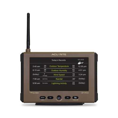 Rent to own AcuRite - Optimus WiFi Weather Station with HD Digital Display, Solar Powered Sensor & Mobile App for Remote Monitoring - Gray