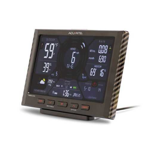 Rent to own AcuRite - Optimus WiFi Weather Station with Digital Display, Solar Powered Sensor & Mobile App for Remote Monitoring - Black