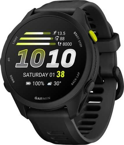 Rent to own Garmin - Forerunner 70 GPS Smartwatch 43 mm Fiber-Reinforced polymer - Black - (2026)