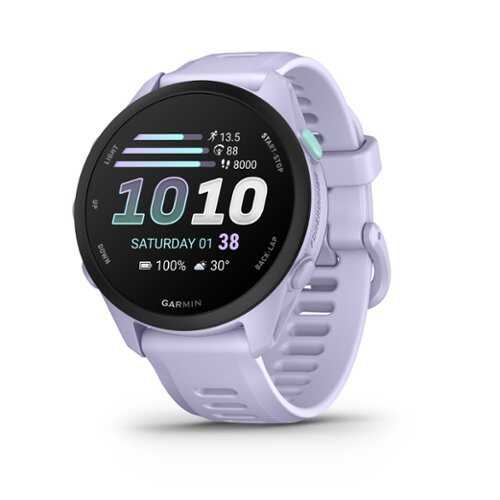 Rent to own Garmin - Forerunner 70 GPS Smartwatch 43 mm Fiber-Reinforced polymer - Cool Lavender - (2026)