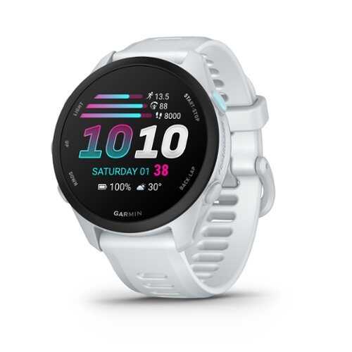 Rent to own Garmin - Forerunner 70 GPS Smartwatch 43 mm Fiber-Reinforced polymer - Whitestone - (2026)