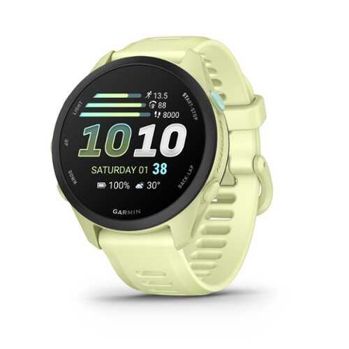 Rent to own Garmin - Forerunner 70 GPS Smartwatch 43 mm Fiber-Reinforced polymer - Citron - (2026)