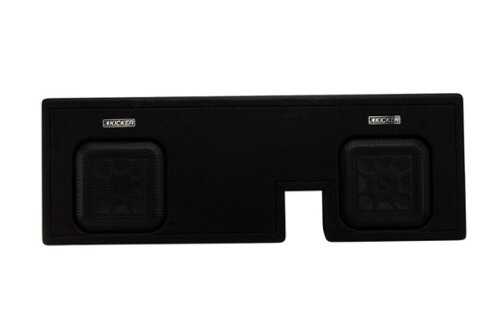 Rent to own KICKER - L7T Custom Fit Dual 10" 2-Ohm Down Firing Enclosure Subwoofer for Select Toytoa Tacomas - Black