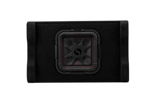 Rent to own KICKER - Solo-Baric L7T 10" Single-Voice-Coil 2-ohm Down Firing Enclosure Subwoofer - Black