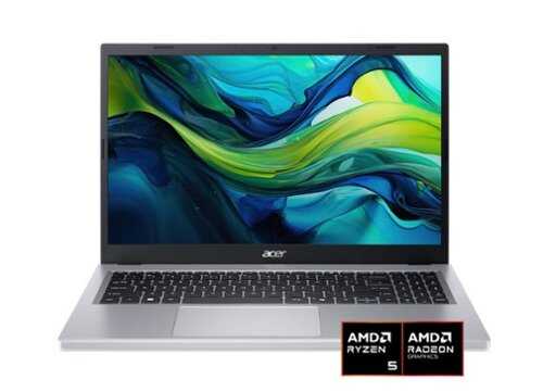 Rent to own Acer - Aspire Go 15 Laptop - 15.6" Full HD IPS Display 2k - AMD Ryzen 5 4000 Series 2025 - 8GB Memory - 512GB Storage - Pure Silver