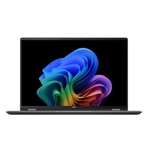 Rent to own ASUS - Vivobook 16 Flip 16" 2K OLED Laptop - Intel Core Ultra 7 - 16GB RAM - 512GB SSD - Copilot+ PC - Matte Gray